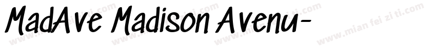 MadAve Madison Avenu字体转换